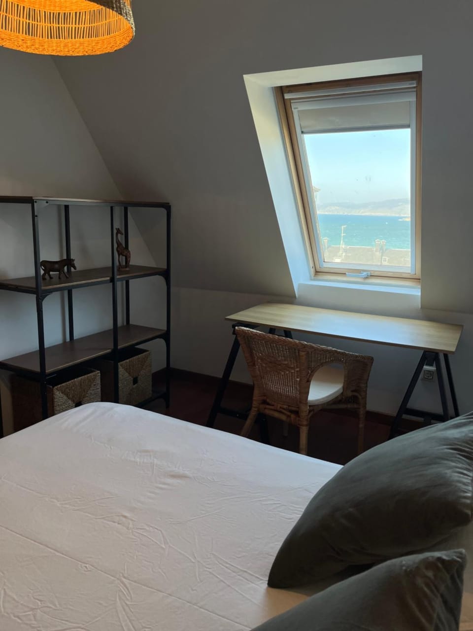 Seating area, Bedroom, Sea view