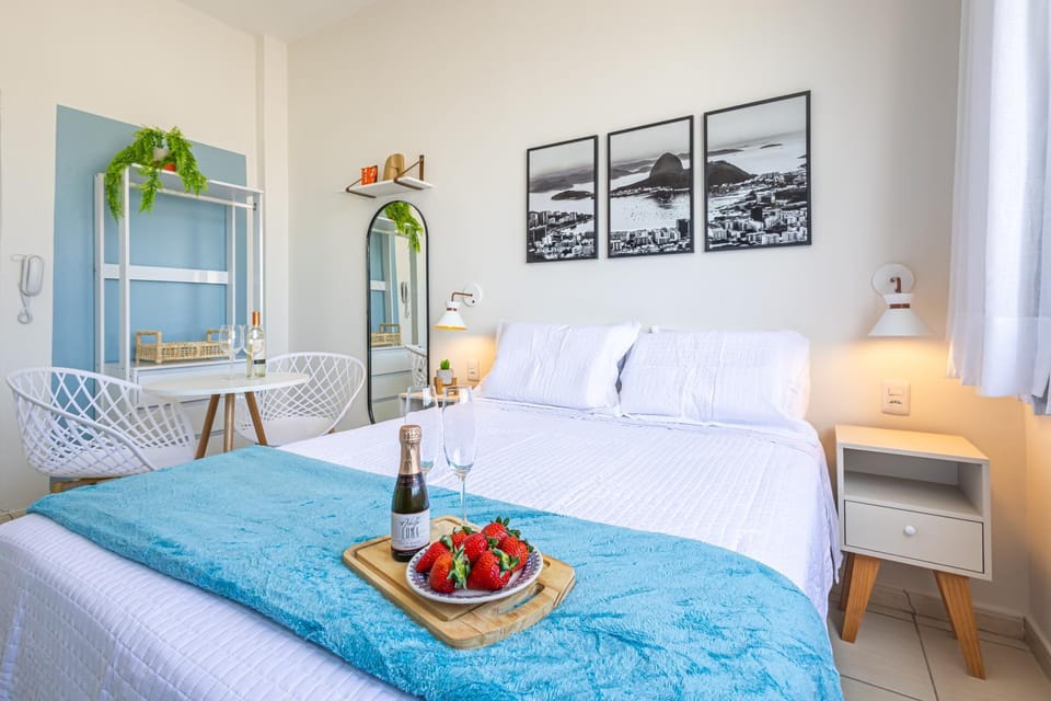 Loft com vista pro Pão de Açúcar! A/C, Wi-Fi, TV Apartment in Santa Teresa