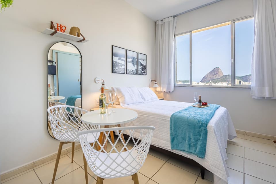 Loft com vista pro Pão de Açúcar! A/C, Wi-Fi, TV Apartment in Santa Teresa
