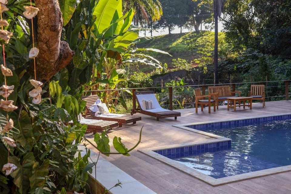 Casa Amadou com grande piscina em Boipeba House in State of Bahia