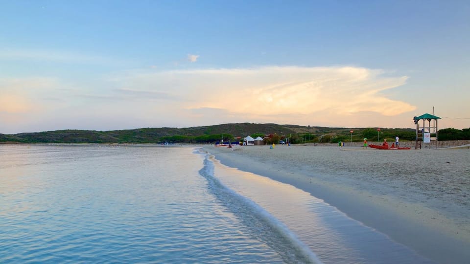 Natural landscape, Beach, Sea view, Sunset