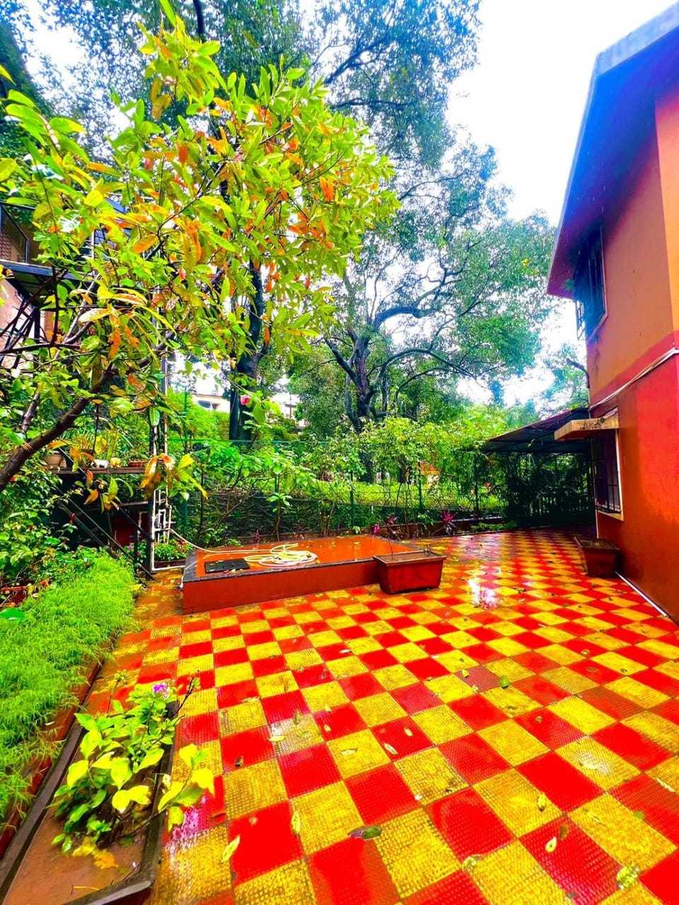 Property building, Spring, Day, Garden, Garden view