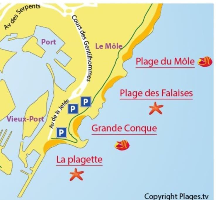 Cap d'Agde méditerranée studio 4 pers piscine rdc parking gratuit Apartment in Agde