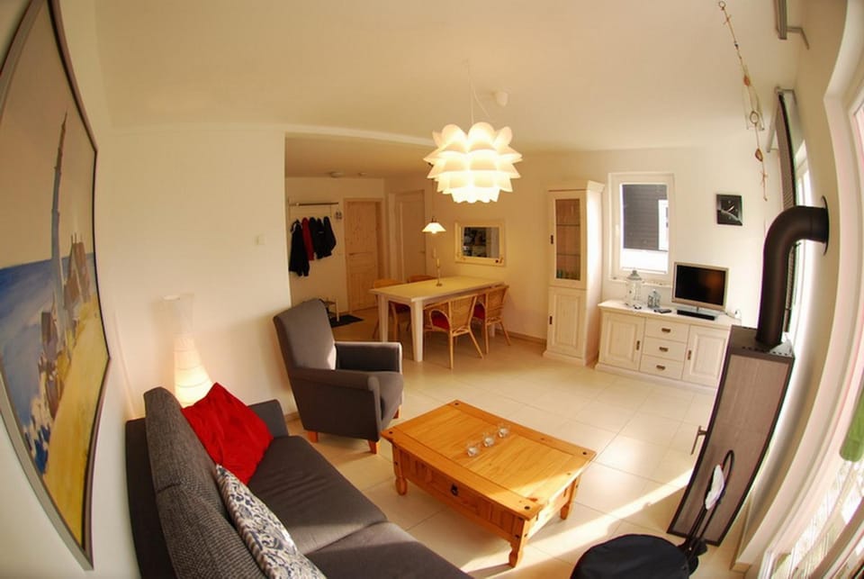 Living room, fireplace