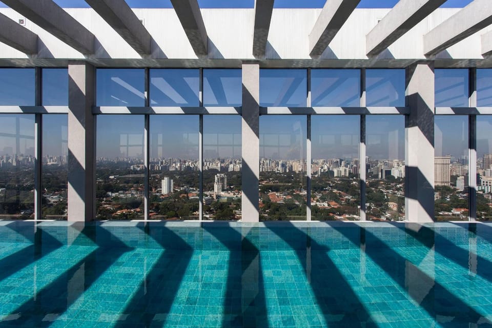City view, Pool view