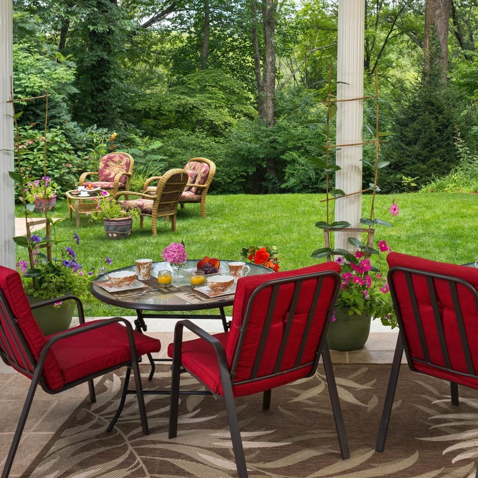 Garden view, Breakfast