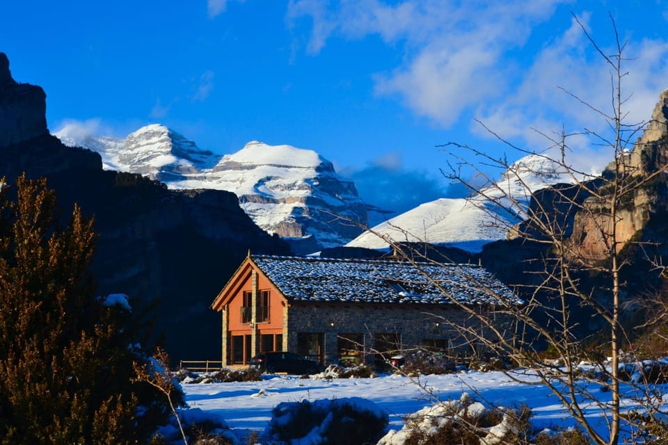 Property building, Natural landscape, Winter, Mountain view