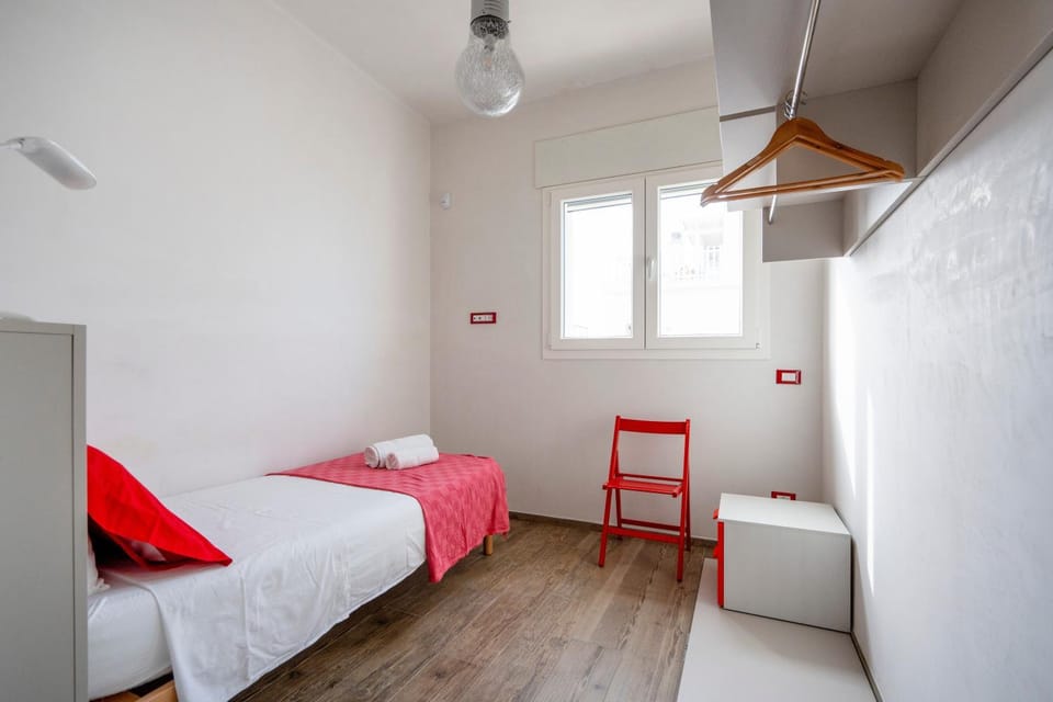 Property building, Living room, Bedroom