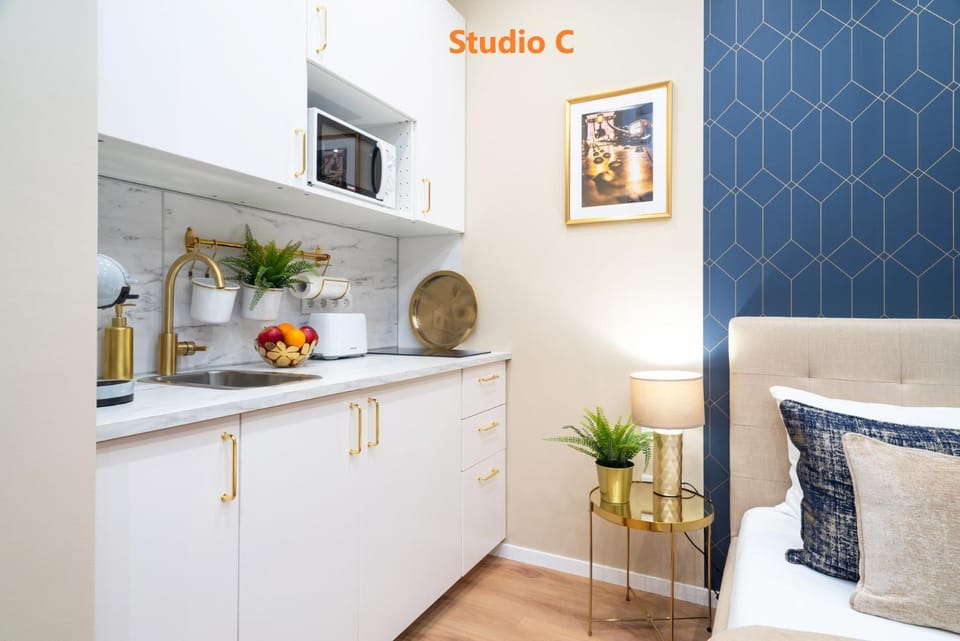 Coffee/tea facilities, Kitchen or kitchenette, Living room, internet, internet, microwave, minibar, stove, toaster, air conditioner, air conditioner