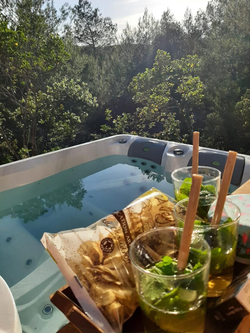 Natural landscape, Hot Tub, Hot Tub, Spa and wellness centre/facilities, Drinks