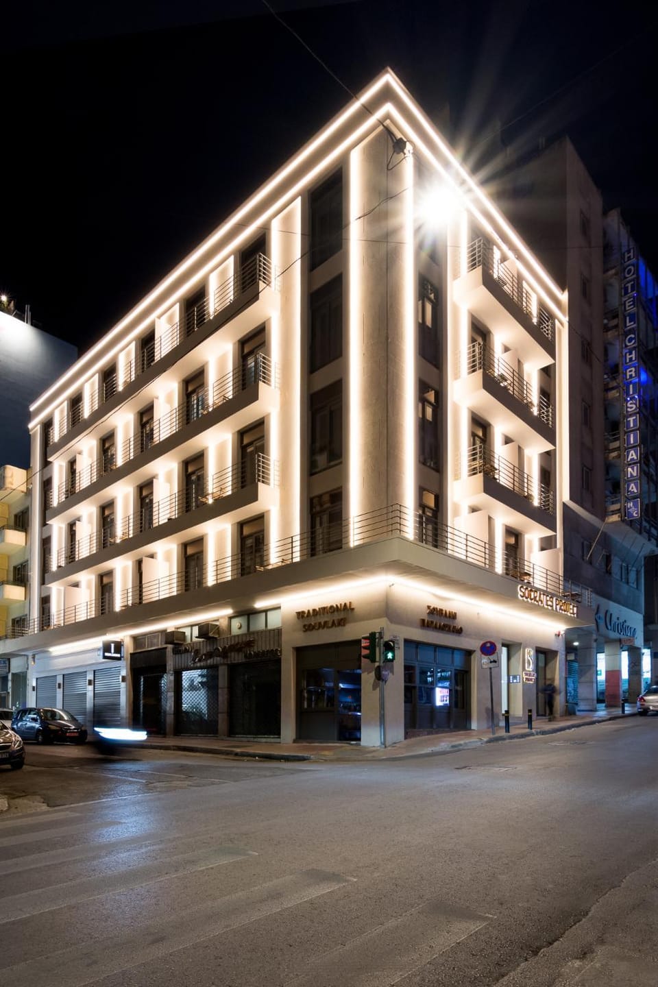 Property building, Night