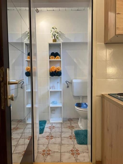 Shower, Toilet, Bathroom, towels
