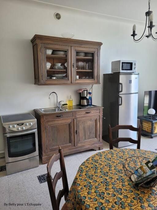 Coffee/tea facilities, Kitchen or kitchenette, Dining area, minibar, pet friendly, stove, toaster