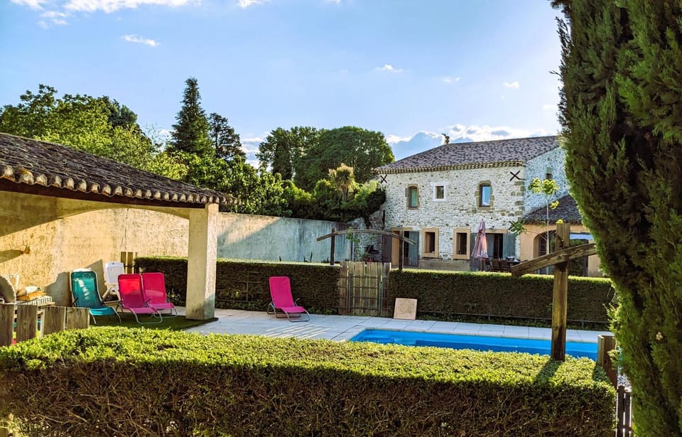Pool view, Swimming pool, sunbed