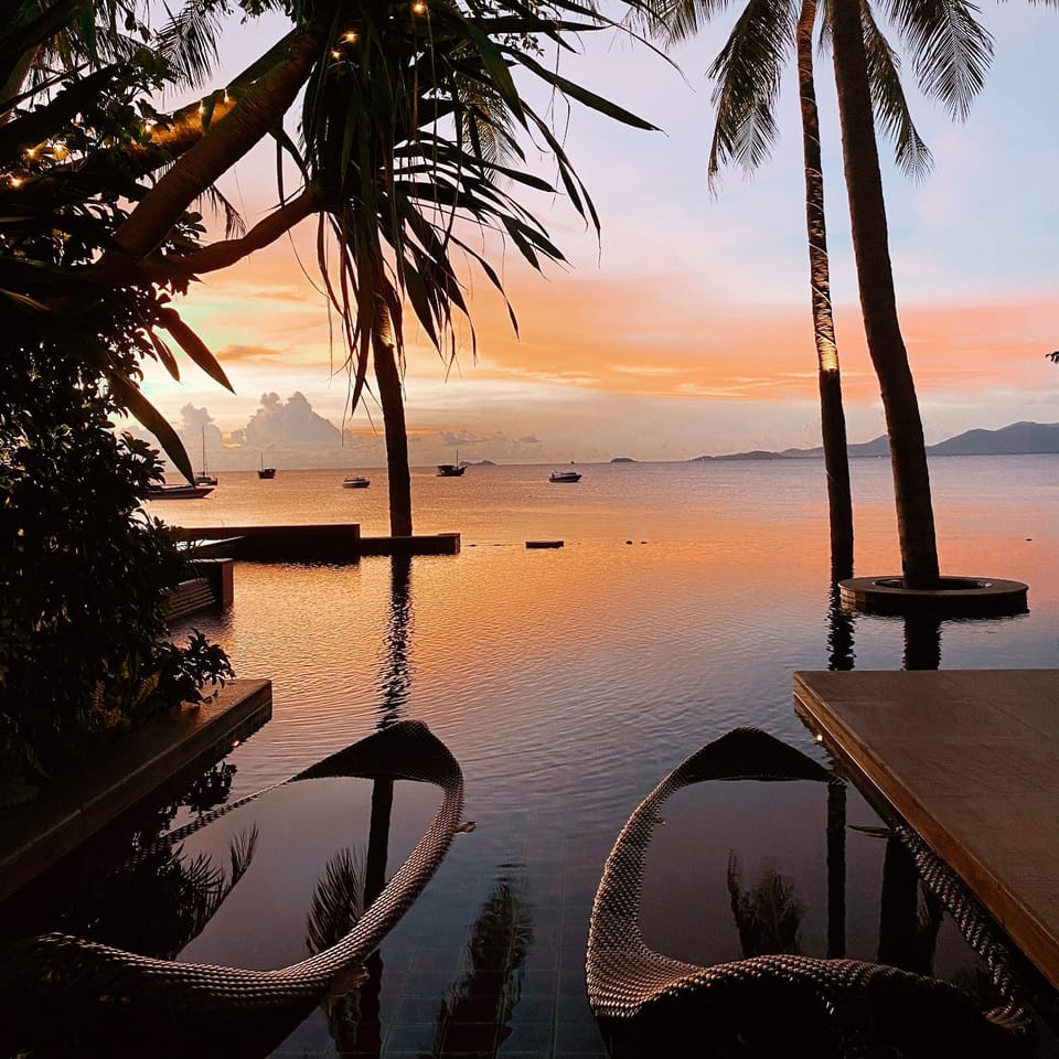 Sea view, Sunset