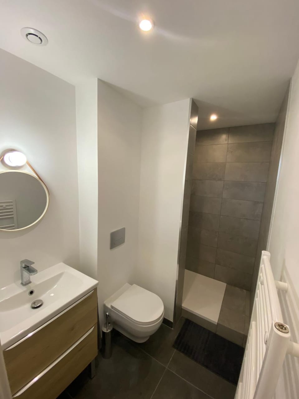 Shower, Toilet, Bathroom, towels