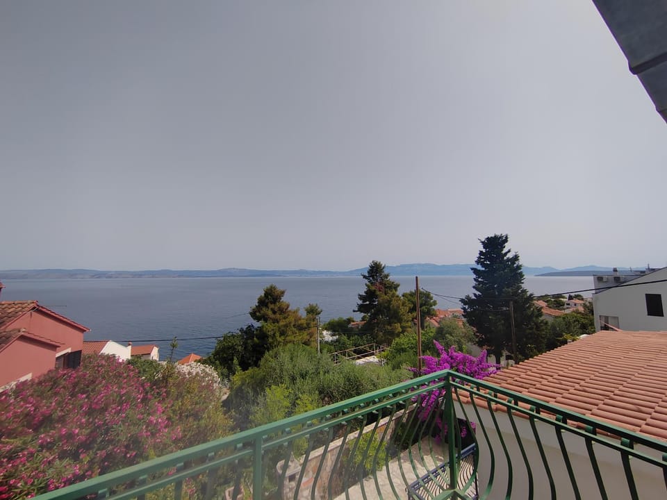Day, Natural landscape, View (from property/room), Balcony/Terrace, Sea view, Breakfast