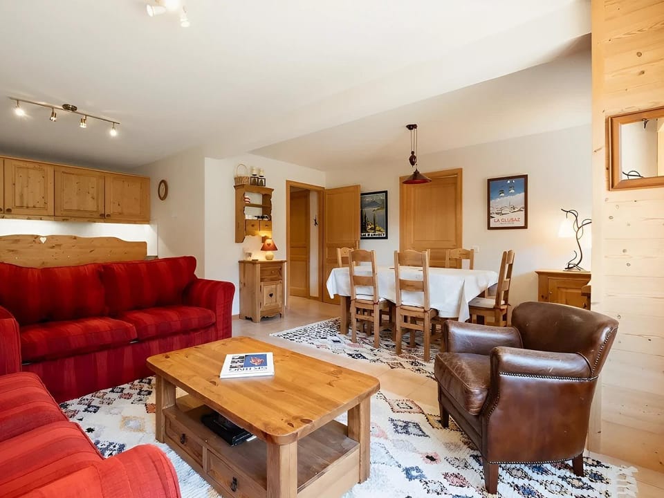 Appartement 3*, 6 pers, terrasse, animaux admis, WiFi - FR-1-304-288 Apartment in La Clusaz