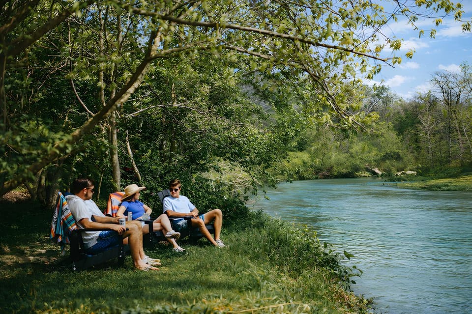Seating area, Guests, River view, group of guests