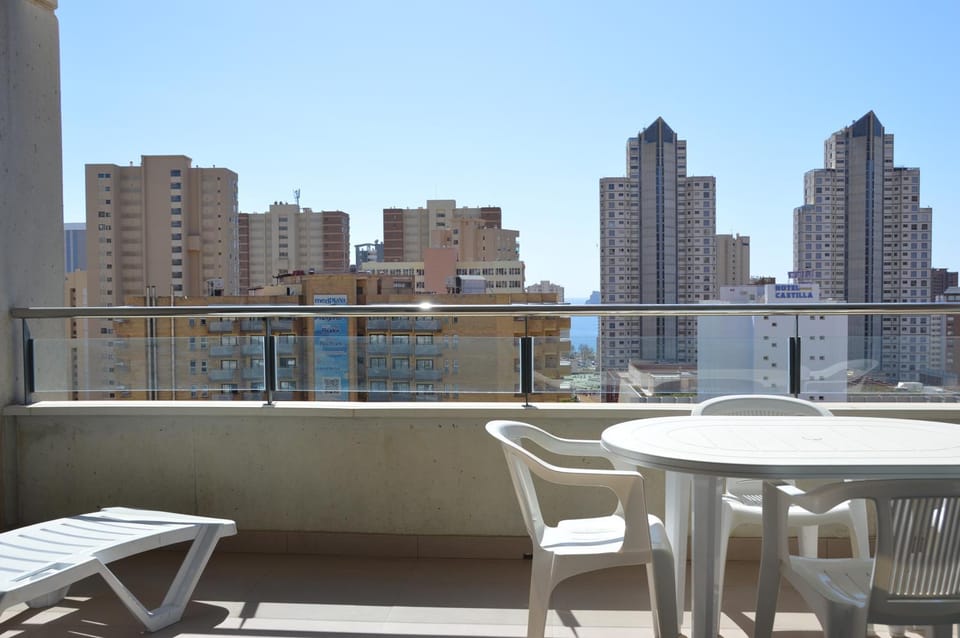 Day, Balcony/Terrace, Dining area, City view, Sea view
