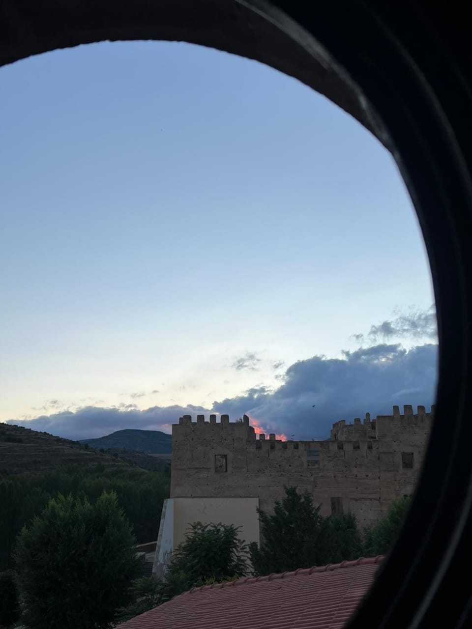 Nearby landmark, Day, Sunset