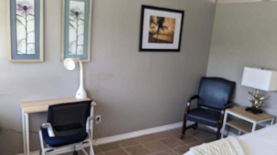 Bedroom, hair dresser