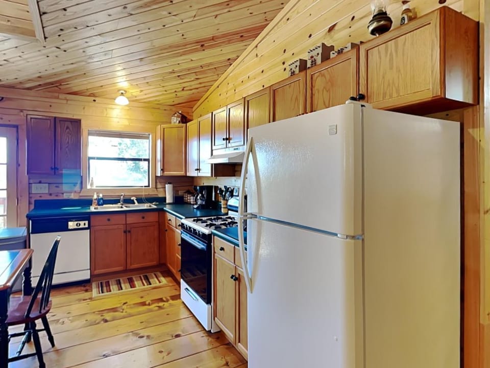 Kitchen or kitchenette, furniture, oven, stove