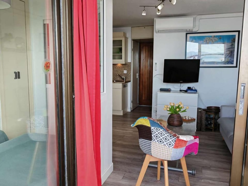 T2 climatisé avec internet et piscine, 4 couchages - Le Barcarès - FR-1-195-107 Apartment in Le Barcarès