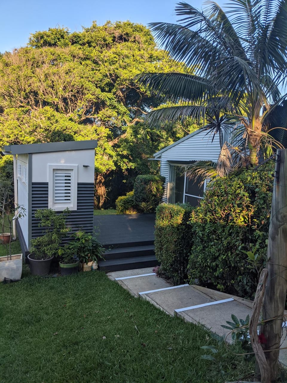 Property building, Garden view