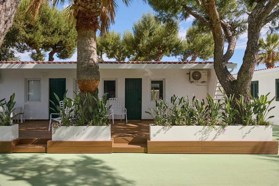 Property building, Patio