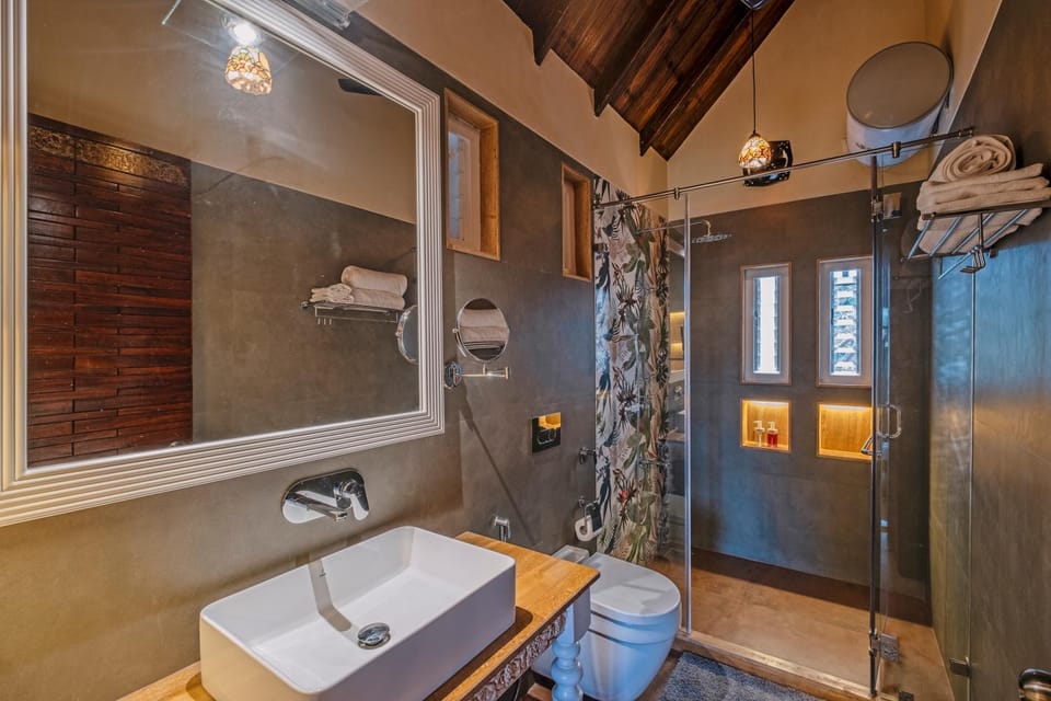 Shower, Toilet, Bathroom, towels