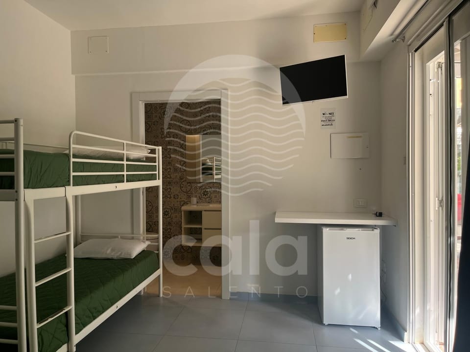 Bed, TV and multimedia, Kitchen or kitchenette, Photo of the whole room, Bedroom, bunk bed