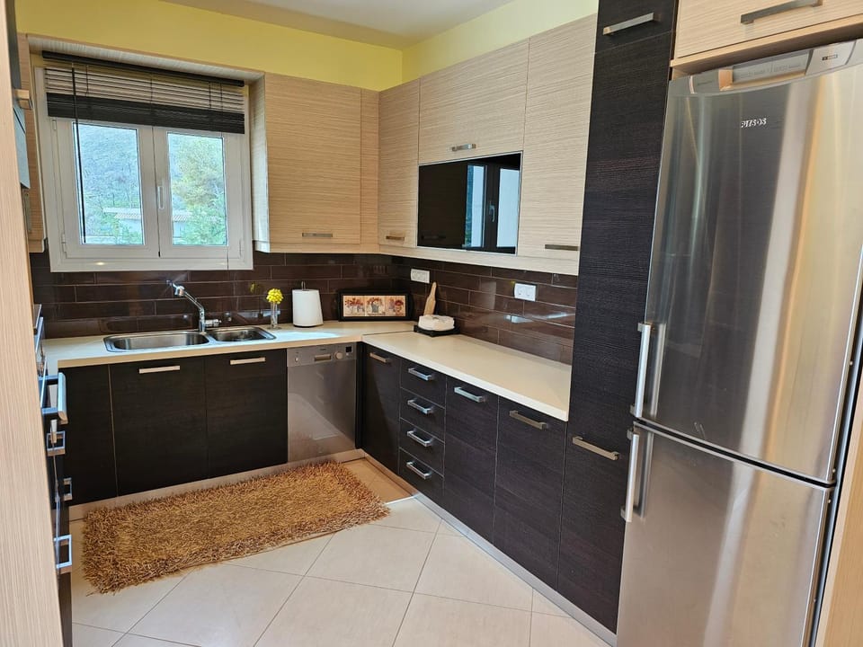 Kitchen or kitchenette, dishwasher
