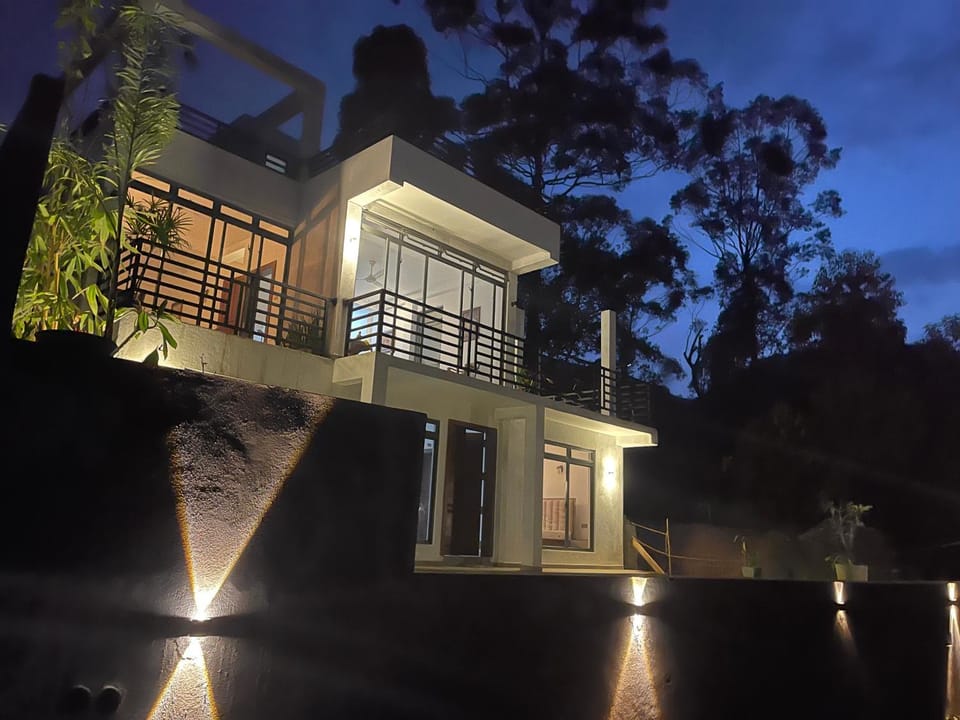 Property building, Night, Balcony/Terrace
