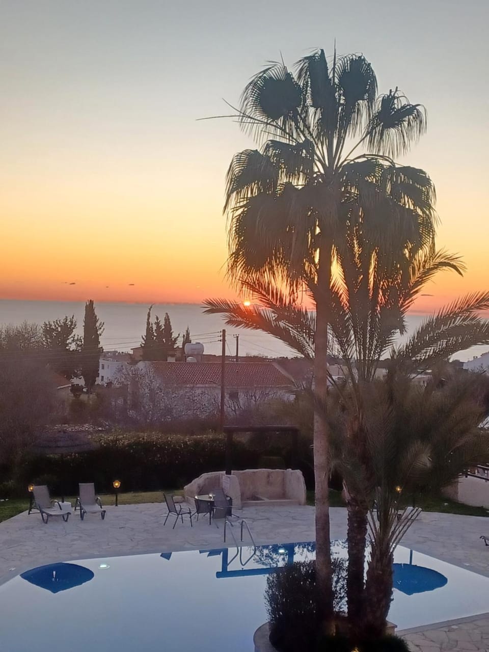 Sunset & Seaview at Tala Avli Apartment in Tala