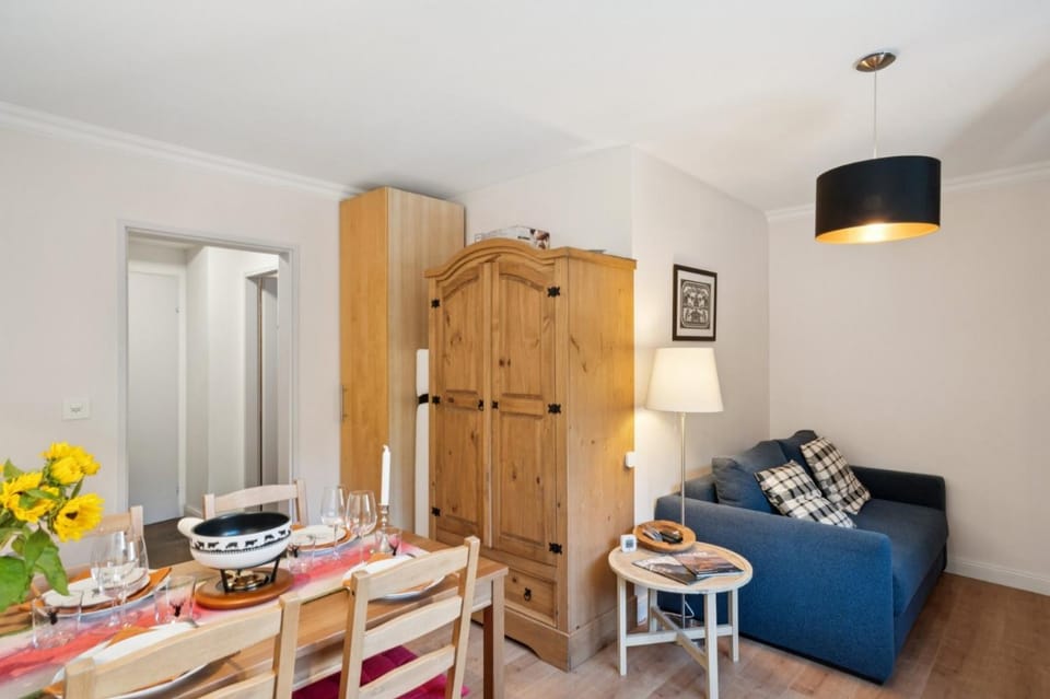Central flat in Villars sur Ollon, Gamat, for 4 with two double beds Apartment in Ollon