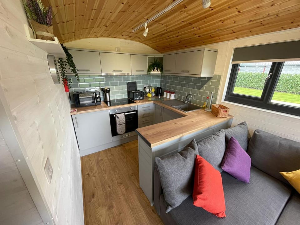 Kitchen or kitchenette, Living room, Seating area, minibar, pet friendly, stove, toaster