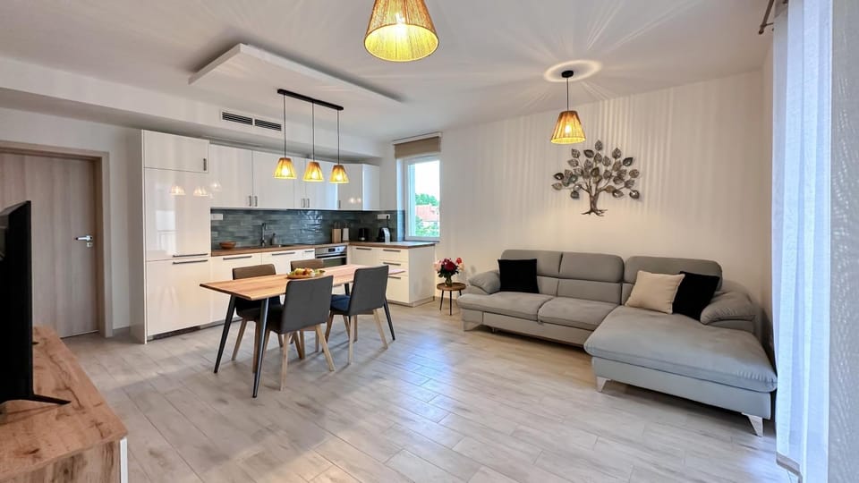 Kitchen or kitchenette, Living room
