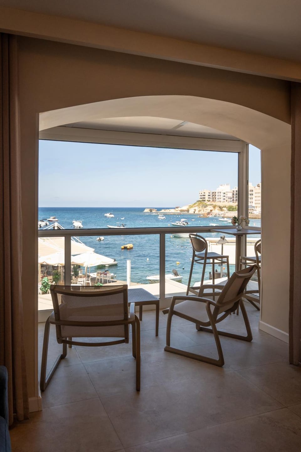 View (from property/room), Balcony/Terrace, Sea view