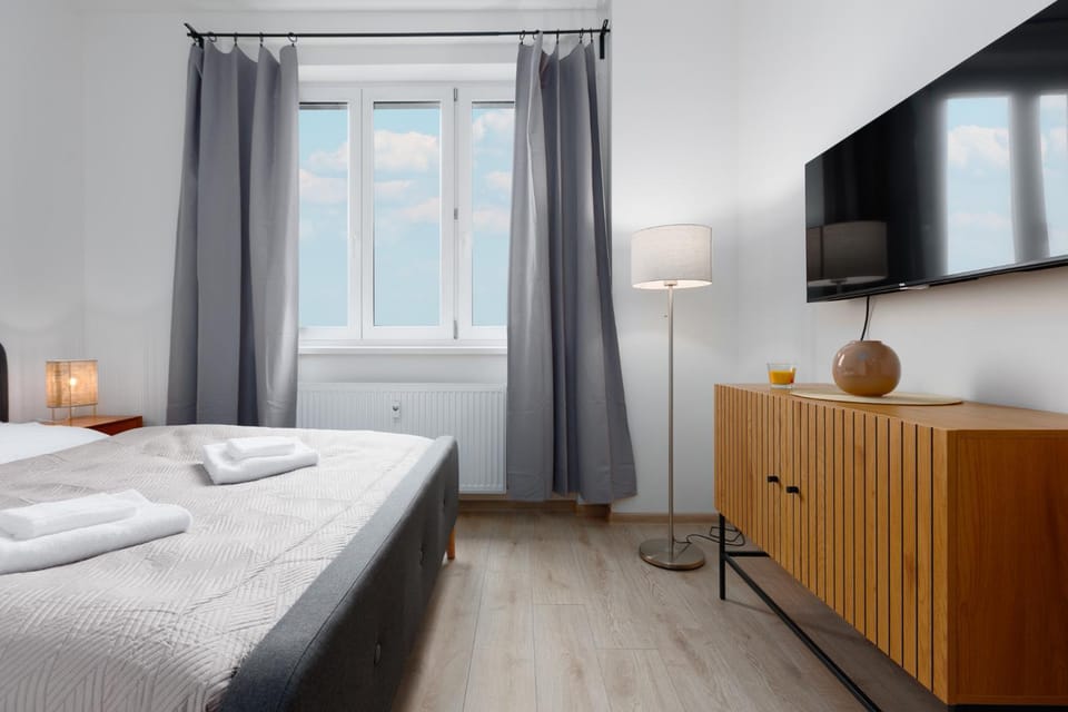 2 bedrooms apartment with kitchen near the subway Apartment in Prague