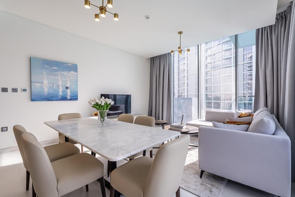 3BDR with Maid Room I District One I Spacious and Cozy Apartment in Dubai