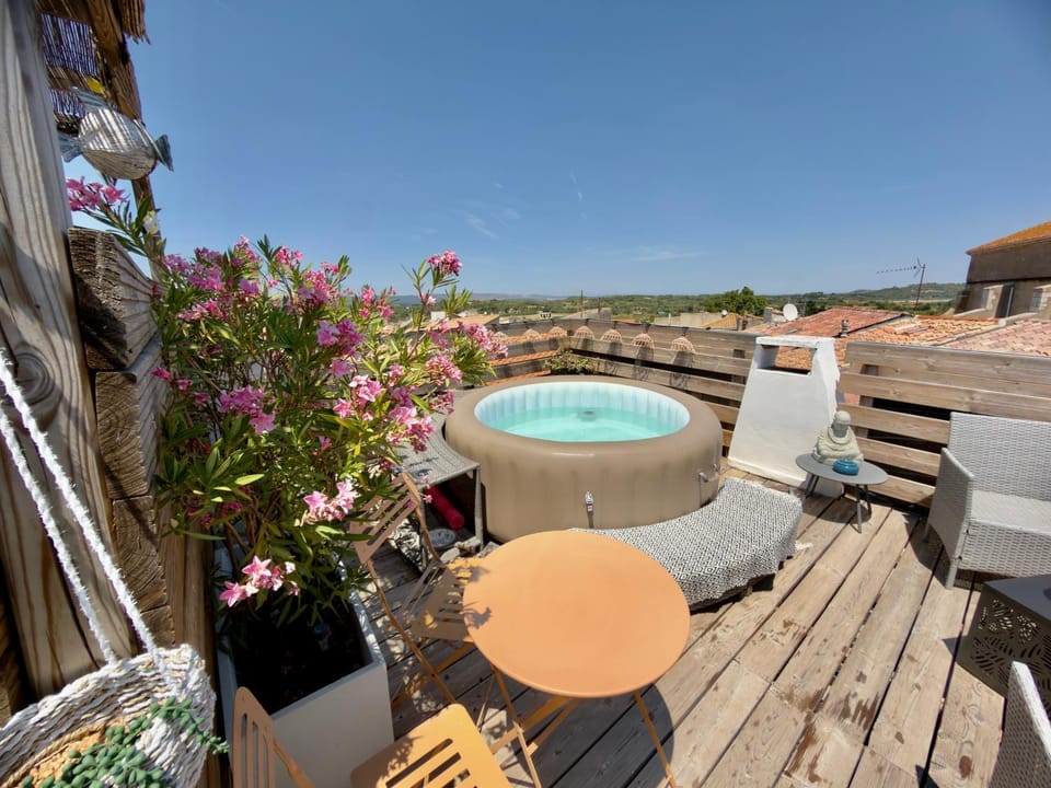 Les Anges de Sigean, Chambres d'hôtes de Luxe,Rooftop Panoramique avec Jacuzzi Bed and Breakfast in Occitanie