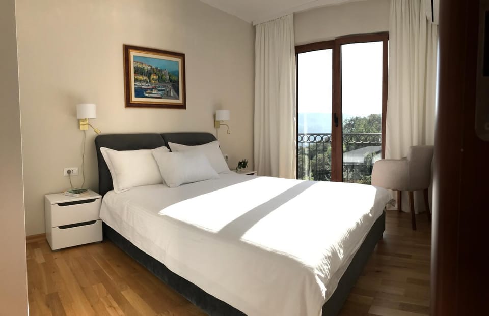 Bed, Natural landscape, Bedroom