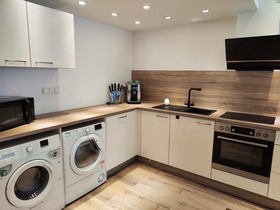 Coffee/tea facilities, Kitchen or kitchenette, dishwasher, minibar, pet friendly, stove, toaster, washing machine, dryer