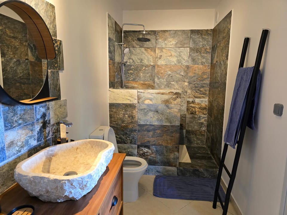 Shower, Toilet, Bathroom, towels