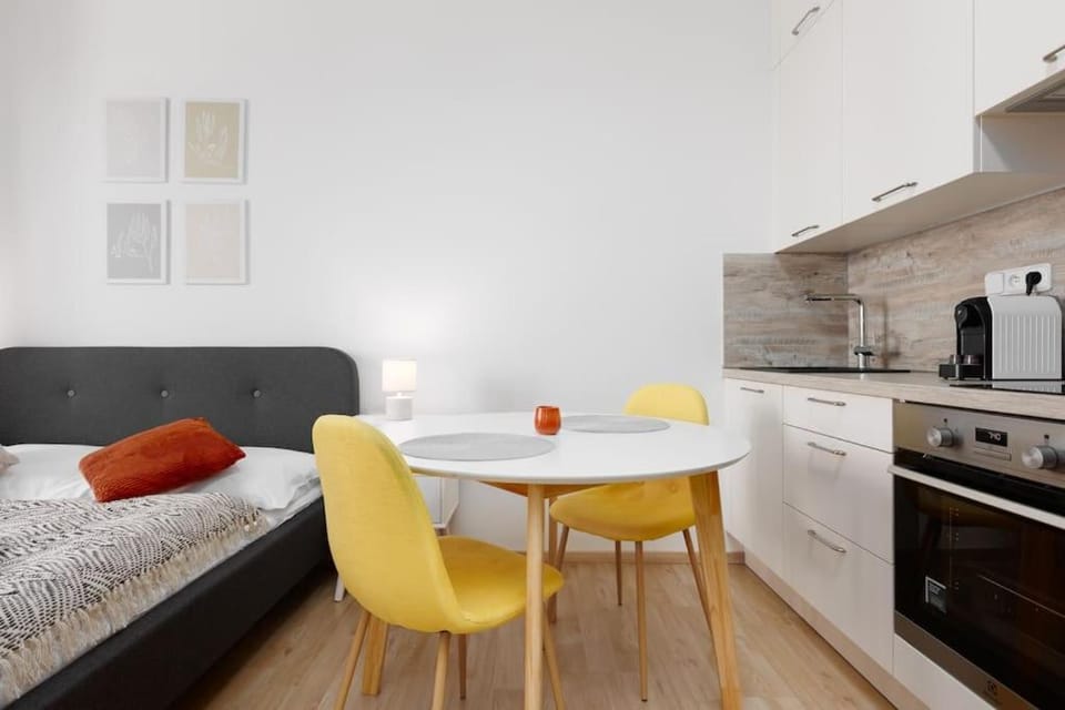 Quiet apartment with kitchen near the metro Apartment in Prague