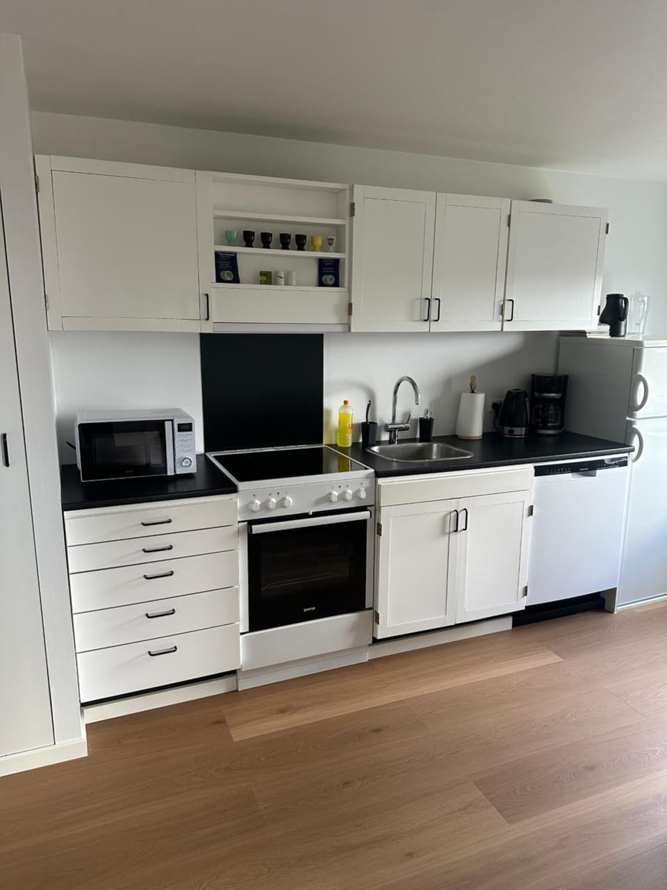 Kitchen or kitchenette, kitchen