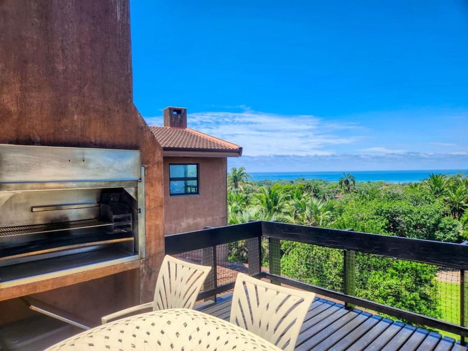 BBQ facilities, View (from property/room), Balcony/Terrace, Seating area, Sea view