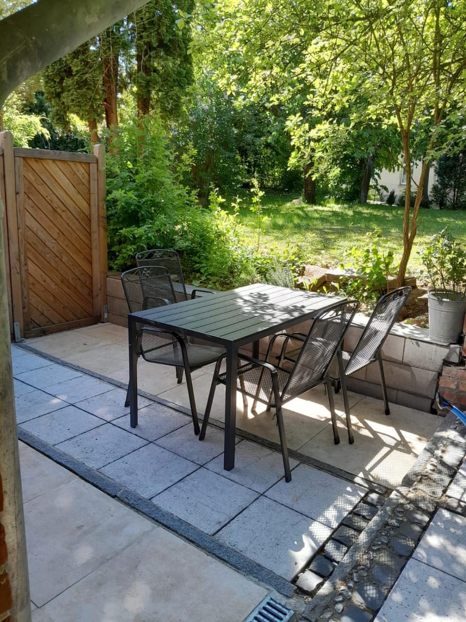 Property building, Patio