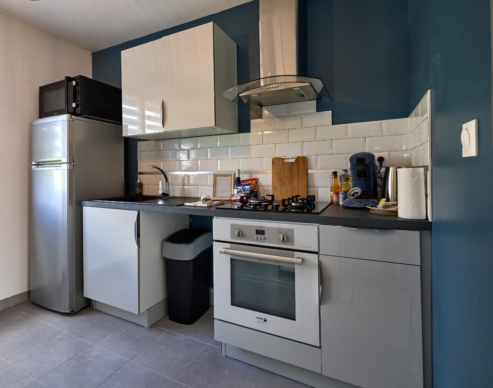 Coffee/tea facilities, Kitchen or kitchenette, minibar, oven, pet friendly, stove